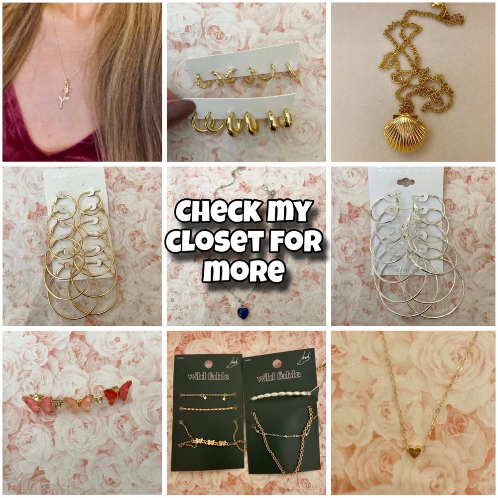 Silver Hoop Earrings Collection - Picture 3 of 4